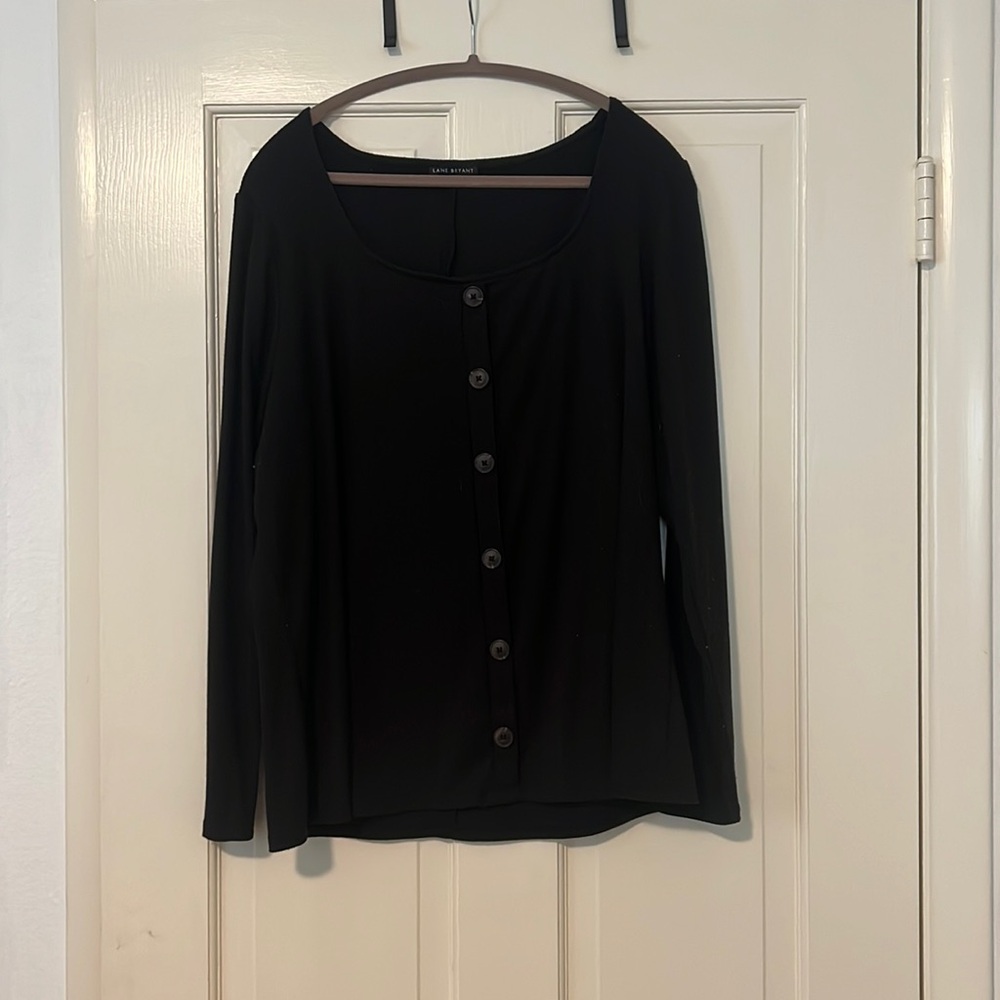 Long sleeve scoop neck sweater